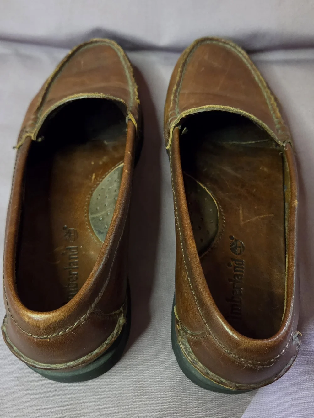 Timberland Mens Sz 8 Moccasin Toe Casual Loafers